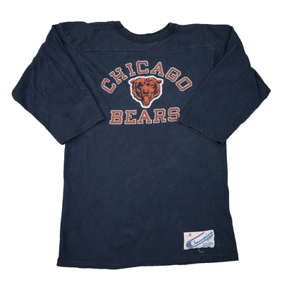 Vintage Chicago Bears T Shirt Small Medium* Champion Blue
