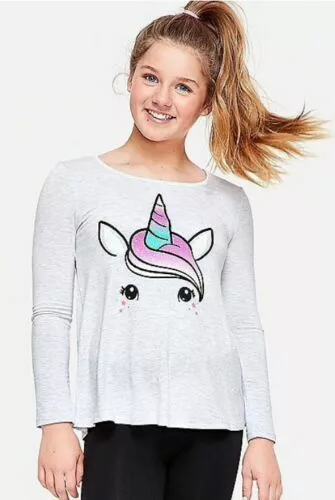 Justice 2025 unicorn sweatshirt