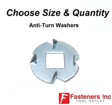 Anti-Turn Washers Square Shouldered Fasteners / Carriage Bolts All Sizes & Qtys