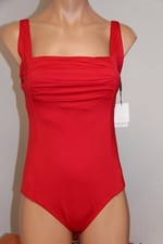 New Calvin Klein Swimsuit Bikini one 1 piece Sz 10 RED
