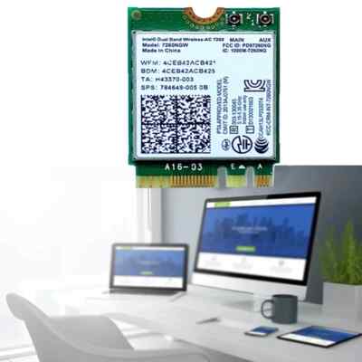 Intel / Realtek WiFi Karte M.2 NGFF 7260AC/ 8265AC/ 9260NGW/ RTL8822 + Bluetooth