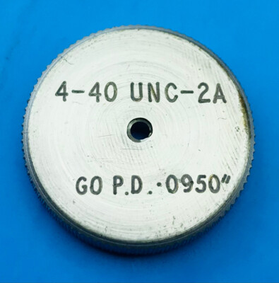 4 x 40 UNC Go Screw Thread Ring Gauge (993) | eBay UK