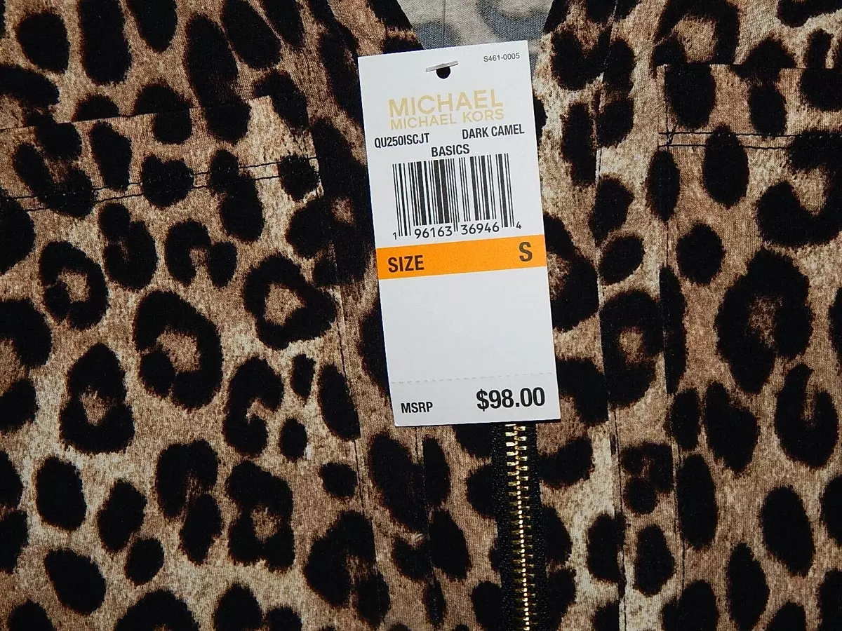 Michael kors animal print top deals