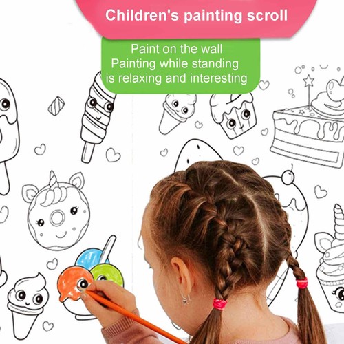 Coloring Roll for Children Coloring Paper Roll Painting Drawing Color for - Picture 10 of 14