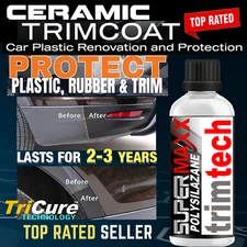 CERAMIC TRIM COAT PLASTIC RUBBER RESTORER CERAMIC COATING "2-3 YEAR PROTECTION"