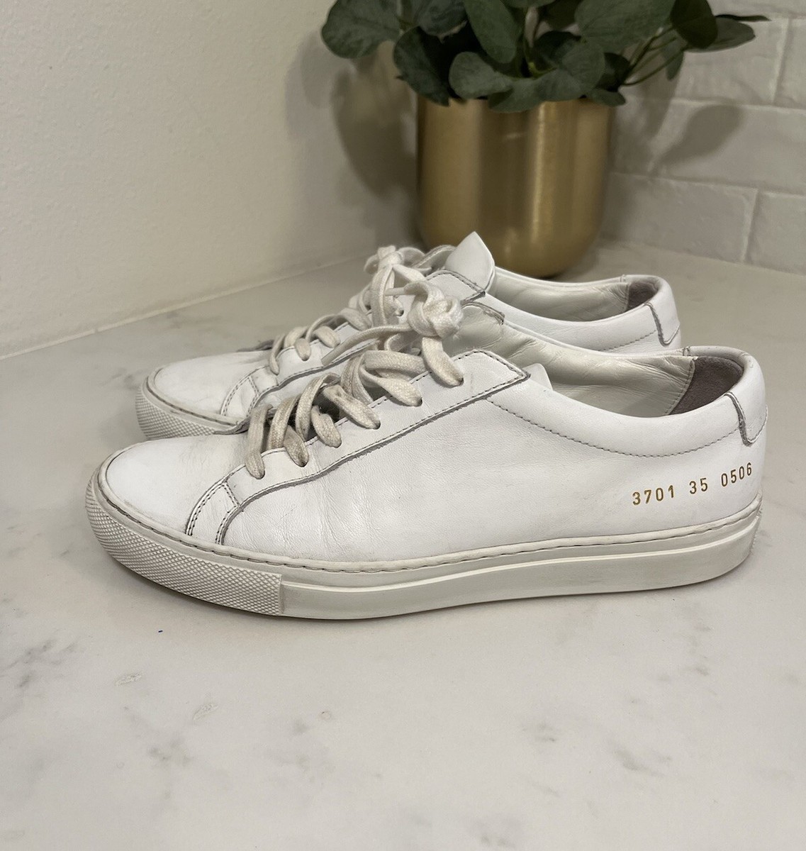 Common Projects Achilles low 20mm Women's size 35, white | eBay