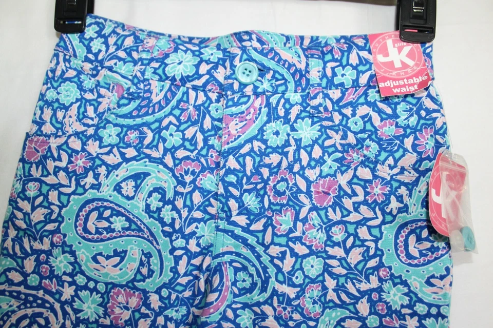 JEANS ELÁSTICOS J. CAQUI NIÑOS NIÑAS 8, TURQUESA TIOGA, NUEVOS CON ETIQUETAS BELK $34  Foto 2 de 4