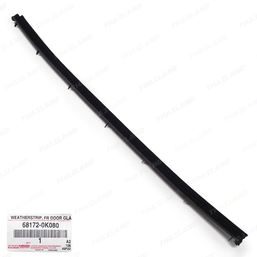 For Toyota Fortuner SUV '16 - '22 Front Left Inner Weatherstrip Door Belt Glass - Picture 6 of 9