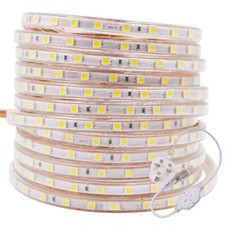 Led Strip Lights 220v 240v IP67 Waterproof 5050 SMD Rope Outdoor Decking Kitchen