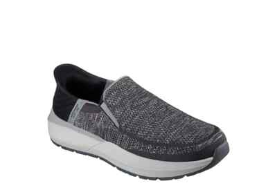SKECHERS MENS SLIP-INS NEVILLE-ROVELO REGULAR N WIDE SNEAKER