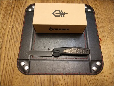 Gerber Fuse Folding Knife 3.3'' 7CR17mov SS Blade GFN & S.S.  Handle 2.8 O.Z.