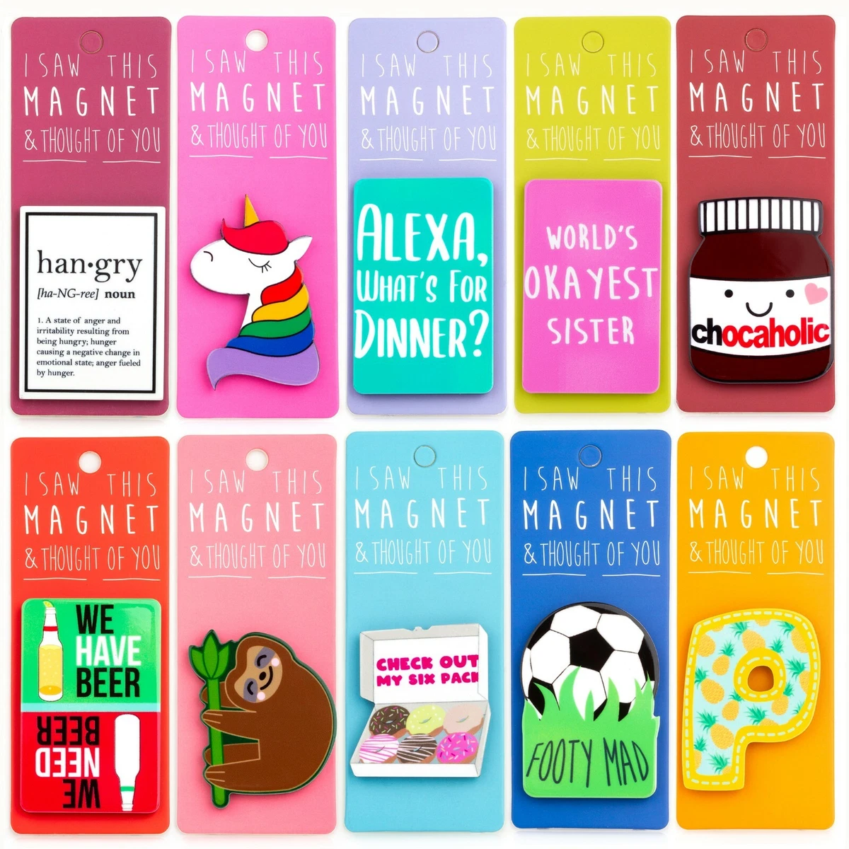 Fridge Magnets Funny Strong Sayings Kids Novelty Animals Letters