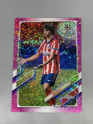 Joao Felix 2020-21 Topps Chrome Champions League /175 Pink Diamond