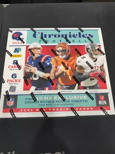 2021 Panini Chronicles Football Hobby H2 Box Factory Sealed