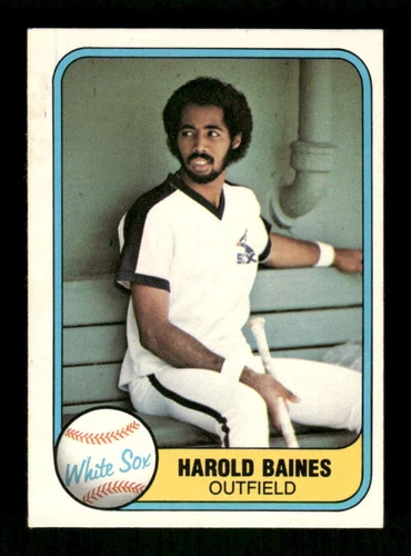 1981 Fleer 346 Harold Baines RC HOF EX BXCP40