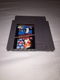 Hoops & Super Mario Bros/Duck Hunt Nintendo NES Cartridges ONLY Clean & TESTED!