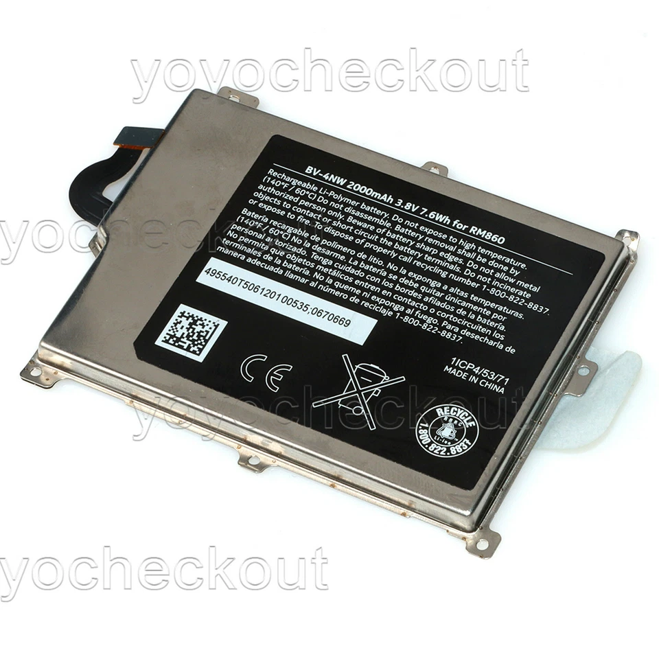 Batería de repuesto BV-4NW herramienta para Nokia Lumia 928 RM860 RM5250 Foto 3 de 4