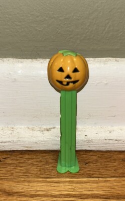 Pez Jack O Lantern JOL Pumpkin Halloween with Feet 3.9 Stem Look!!!