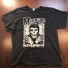 Misfits T Shirt Mens Large Fiend Crimson Skull Black 2015 Punk I Want Your Skull