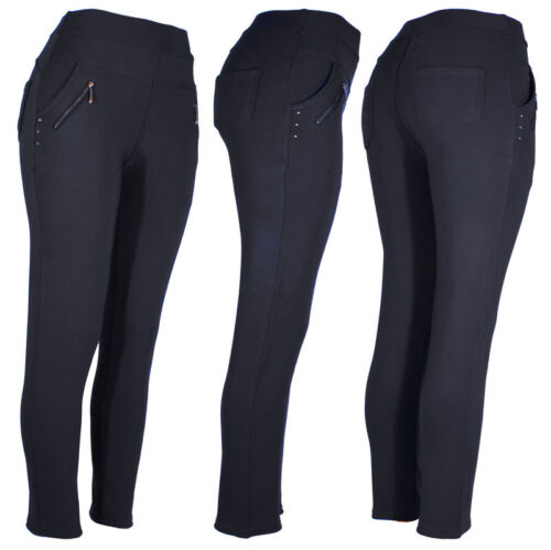 Women's Winter Pants Warm Fleece Fur Lined Stretch Thermal Dressy leggings - Picture 12 of 16