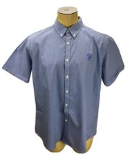 Beverly Hills Polo Club Slim Fit Long Sleeve Checkered Dress Shirt Men's Size XL