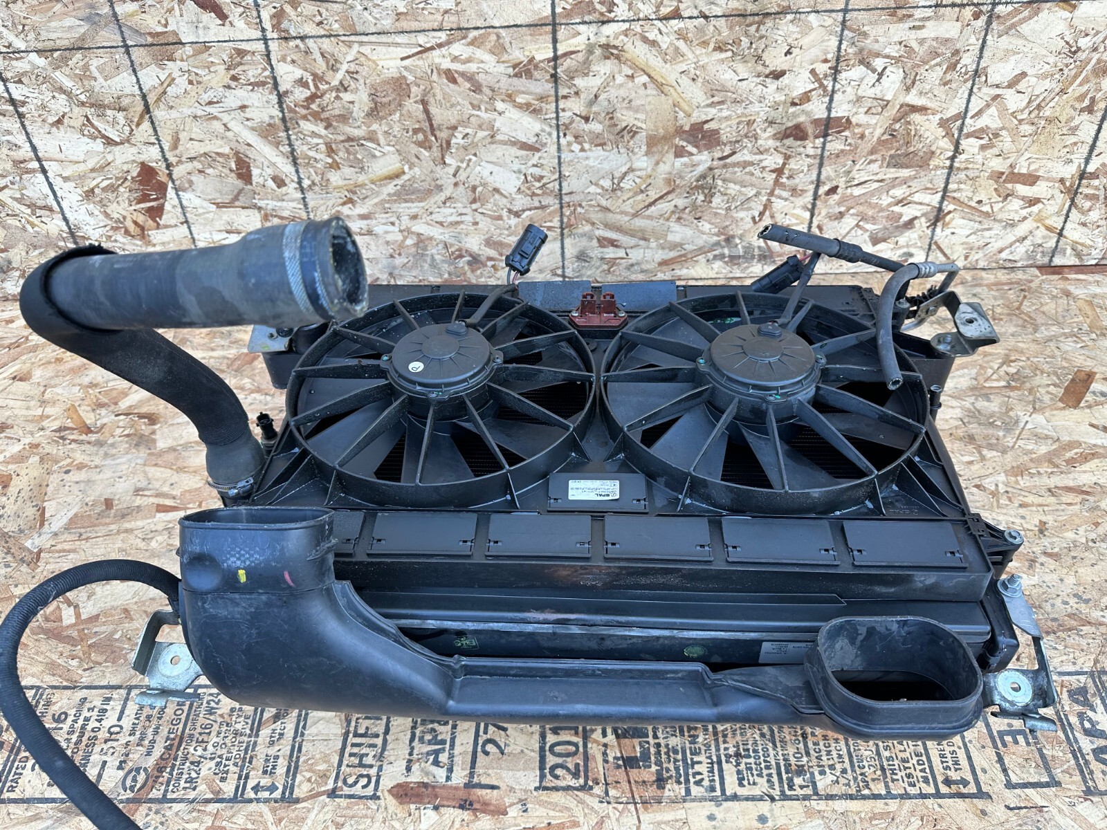 RADIATOR CONDENSER ENGINE FAN FRONT CLIP ASSEMBLY 08-19 MASERATI GRANTURISMO S