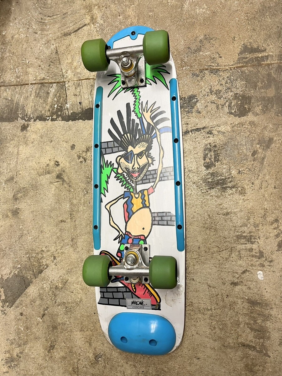 Vintage 1980-99's Malone Wooden Skateboard Graffiti men