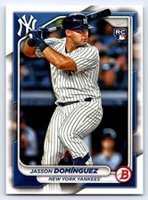2024 Bowman #17 Jasson Domínguez New York Yankees BASEBALL Card