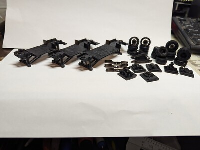 1/64 Scale Custom 3D printed 3 Different 4x4 Lift Kits For M2 Square Bodies 