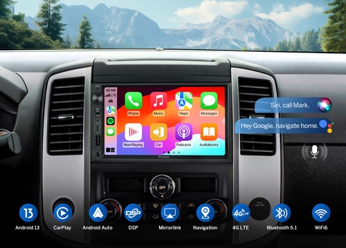 CAM+OBD+DVR+Eonon 7" Android 13 8-Core 2DIN Car Stereo GPS Radio CarPlay WiFi 4G - Picture 3 of 19