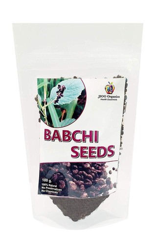 Organics Babchi Seeds Babachi | Bakuchi(Psoralea corylifolia)- Ayurvedic 100 gm - Picture 2 of 5