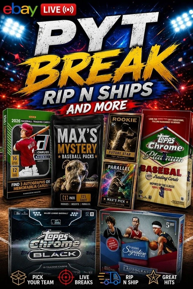 Platinum & DONRUSS ⚾PYT MYSTERY PACKS & EBAYS LARGEST RIP N SHIP