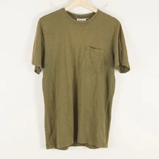 Jungmaven Green Hemp Cotton Core Green Pocket Tee Sz L