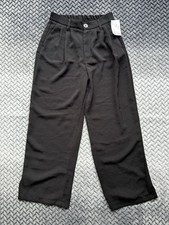 STRADIVARIUS Black Trousers Size S BNWT