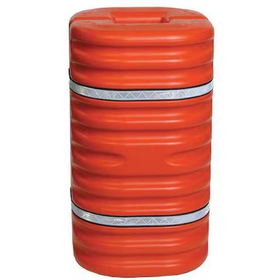 Zoro Select 1710Or Column Protector, For 10 In Column, Org,  1710Or