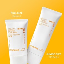 Innisfree Daily UV Defense SPF 36 Korean Face Sunscreen, Invisible Finish, Bro