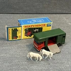 Vintage Lesney Matchbox no 17 Horse Box Horses Original Box Very Nice
