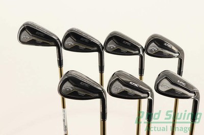 Callaway EPIC Forged Star Iron Set 7-PW AW GW SW Graphite Senior