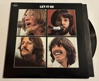 THE BEATLES LET IT BE 12'' LP RECORD 33RPM CAPITOL SW-11922 W/INSERT POSTER MT