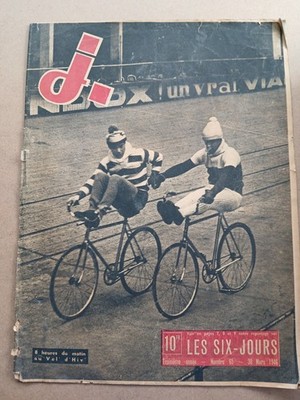 Zeitschrift J. Februar März 1946 Le Vel d'Hiv Radsport die sechs Tage Mode