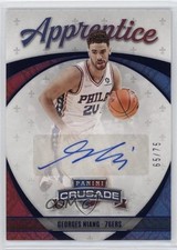 2021 Panini Chronicles Apprentice Signatures Blue 65/75 Georges Niang Auto 14kb