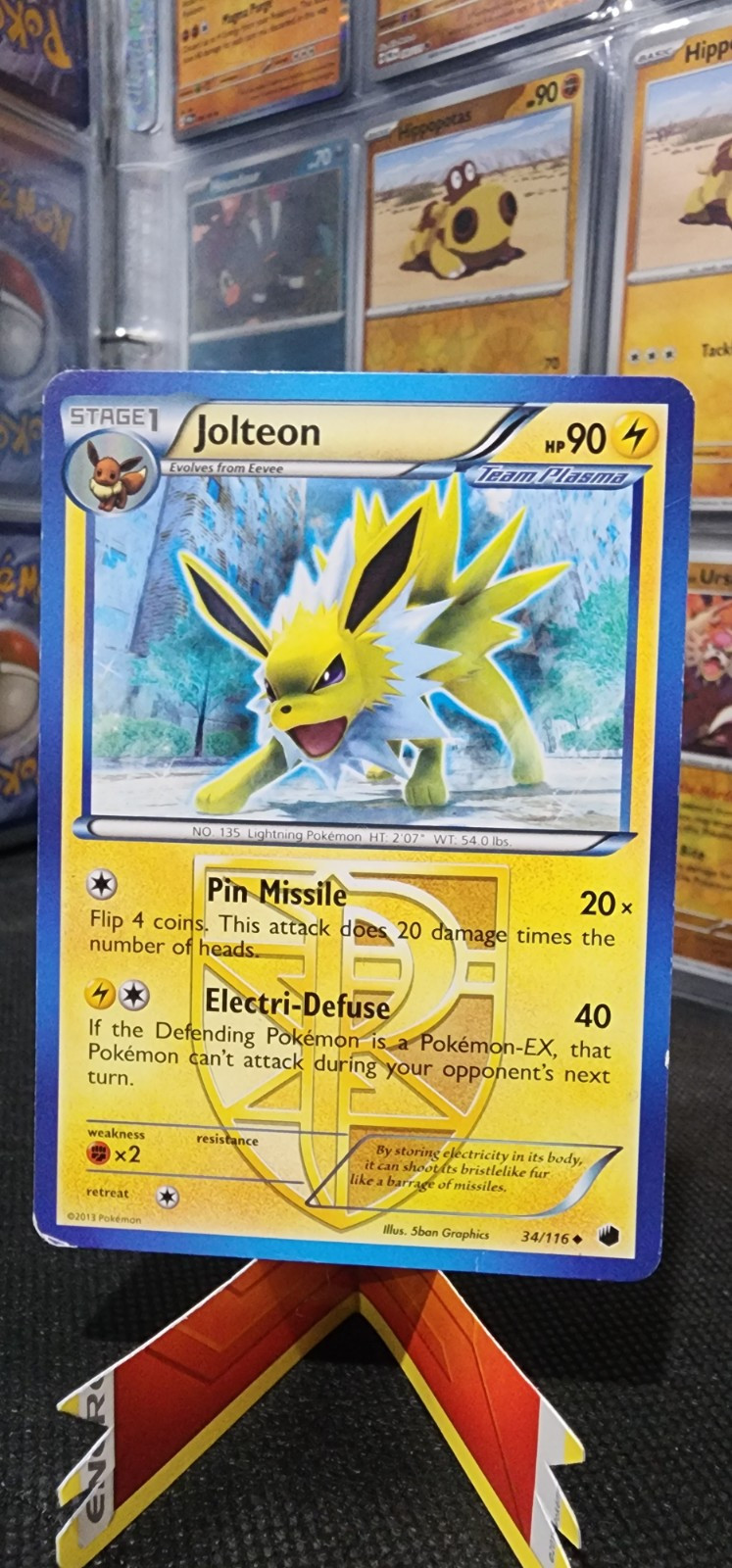 Jolteon 34/116 - Plasma Freeze - Pokemon Card TCG