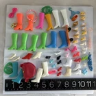 HUGE Vintage Random Lot 60s Barbie & Clone Friends Shoes Boot Accessories