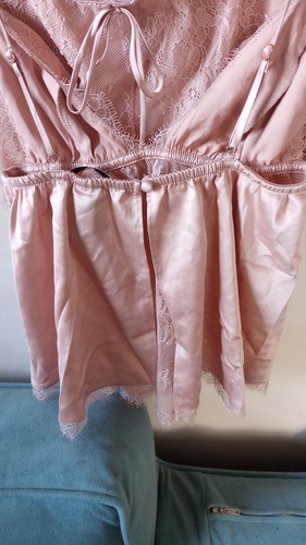 Victoria's Secret Lace Satin NewWTags 2020 Babydoll Sleep Set ShortsWomens Sz XS - Picture 2 of 7