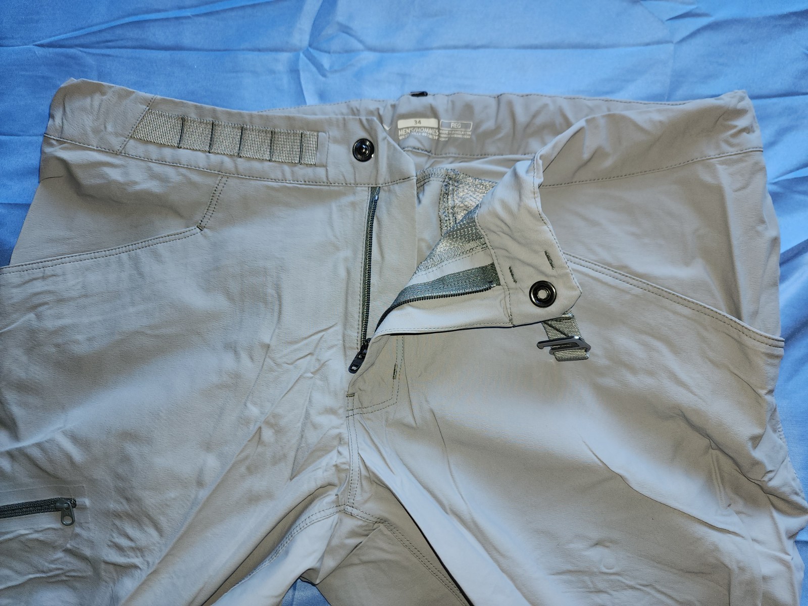 ARC'TERYX MEN'S SIGMA LIGHTWEIGHT OUTDOOR HIKING CARGO PANTS LIGHT GRAY SIZE... thumbnail 3