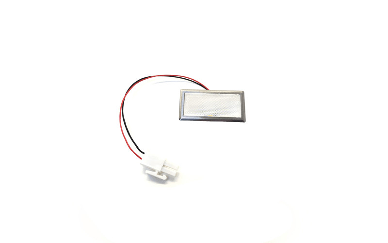 Spot LED rectangulaire 1W 12V finition premium pour hotte Falmec