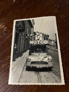 Foto camion trasporto moto modelli motom e motobi epoca fotografia