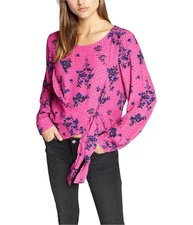 Sanctuary Clothing Womens Wrap It Up Pullover Blouse