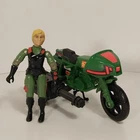 Vintage GI Joe UK ACTION FORCE Quarrel (SCARLETT Variant) W/ RAM Cycle.