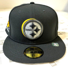 Pittsburgh Steelers NE NFL 2024 Draft Fitted Hat~Graphite Gray
